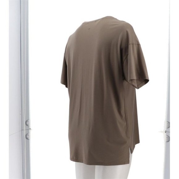 NWT SERRA RETREAT BY JOIE RUCKER THE‎ RELAXED TUNIC TEE PEACE GREEN XXS - Picture 5 of 9